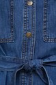 Sisley sukienka jeansowa 4FU6LV039.902 granatowy