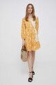 Bavlněné šaty Pennyblack 22211623 žlutá SS23