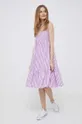 Pennyblack sukienka bawełniana fioletowy