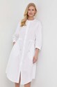 Îmbrăcăminte Max Mara Leisure rochie din bumbac 2332210136600 alb