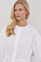 Max Mara Leisure rochie din bumbac alb 2332210136600
