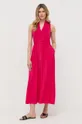 Φόρεμα Max Mara Leisure ροζ