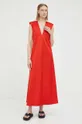 červená Vlnené šaty By Malene Birger