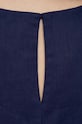 Plátěné šaty United Colors of Benetton 4AGHDV02U.252 námořnická modř