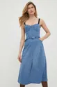 Rifľové šaty Pinko modrá