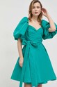 Pinko sukienka 100290.Y3LE turkusowy SS23