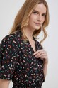 Βαμβακερό φόρεμα United Colors of Benetton μαύρο 4THADV04O.73V