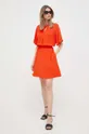Платье United Colors of Benetton оранжевый