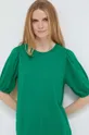 πράσινο Βαμβακερό φόρεμα United Colors of Benetton