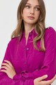 Pinko sukienka z domieszką jedwabiu fioletowy 100126.A01P