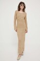 Хлопковое платье Herskind 4740921 бежевый SS23