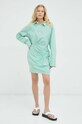 Herskind rochie din bumbac 4794943 verde SS23