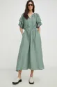 Φόρεμα Bruuns Bazaar Cyclamen Catelyn πράσινο