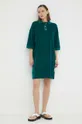 Βαμβακερό φόρεμα Marc O'Polo DENIM πράσινο