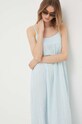 United Colors of Benetton sukienka bawełniana niebieski 4VZJ5V017.901