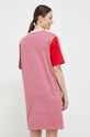 Одяг Бавовняна сукня adidas IC1461 рожевий