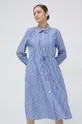 niebieski Tommy Hilfiger sukienka bawełniana