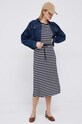Φόρεμα Tommy Hilfiger WW0WW37837.PPYX σκούρο μπλε SS23