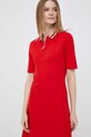 Šaty Tommy Hilfiger červená WW0WW37841.PPYX