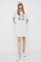 Bavlněné šaty Tommy Hilfiger WW0WW38629.PPYX béžová SS23