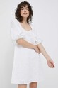 Хлопковое платье Tommy Hilfiger WW0WW38740.PPYX белый SS23
