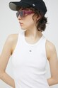 Tommy Jeans sukienka biały DW0DW15344.PPYX