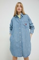 Džínové šaty Tommy Jeans modrá DW0DW15180.PPYX