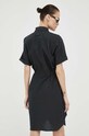 Odzież G-Star Raw sukienka z domieszką lnu D22858.D123 szary