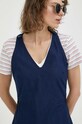 G-Star rochie din bumbac bleumarin D23316.D309