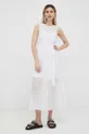 Armani Exchange sukienka biały