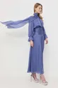σκούρο μπλε Μεταξωτό φόρεμα Luisa Spagnoli Γυναικεία