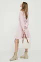 рожевий Бавовняна сукня Polo Ralph Lauren
