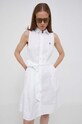 Bavlnené šaty Polo Ralph Lauren biela 211911667