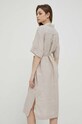 Одяг Льняна сукня Gant 4503244 бежевий