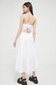 Hollister Co. rochie din bumbac KI359.3128.100 alb SS23