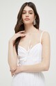 Hollister Co. rochie din bumbac alb KI359.3128.100