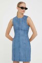 Remain rochie de piele 500371655 albastru SS23