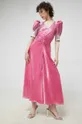 Φόρεμα Rotate ροζ