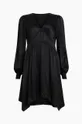 czarny AllSaints sukienka ESTA DRESS