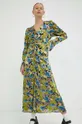 барвистий Сукня з домішкою шовку Gestuz Floria