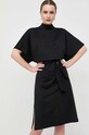 Karl Lagerfeld rochie din bumbac 231W1353 negru SS23