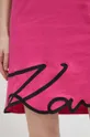ροζ Βαμβακερό φόρεμα Karl Lagerfeld