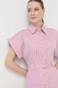 ροζ Φόρεμα τζιν Patrizia Pepe
