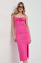 Haljina Patrizia Pepe roza 2A2530.A23