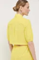żółty Patrizia Pepe sukienka bawełniana