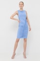 Šaty Patrizia Pepe 2A2593.J013 modrá SS23