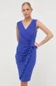 modrá Bavlnené šaty Morgan Dámsky