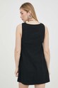 Oblačila Lanena obleka Abercrombie & Fitch KI159.3158.900 črna
