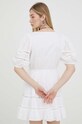 Odzież Abercrombie & Fitch sukienka bawełniana KI159.3169.100 biały