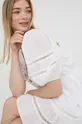 biały Abercrombie & Fitch sukienka bawełniana